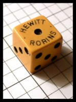 Dice : Dice - 6D - Hewitt Robins Logo Dice - Ebay Feb 2012